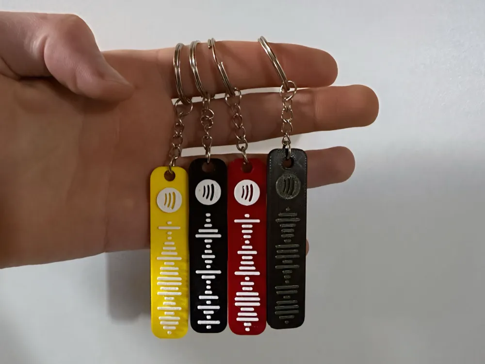 Customized Spotify Keychain